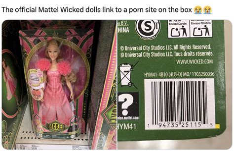 Mattel’s ‘Wicked’ Doll Packaging Reportedly Links To Porn Site